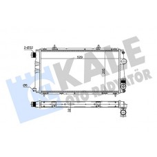 351795 KALE OTO RADYATÖR Радіатор охолодження двигуна