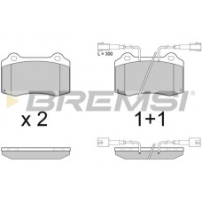 BP2979 BREMSI Комплект гальмівних колодок дисковий гальм
