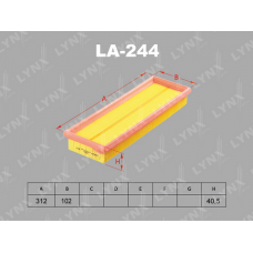 LA-244 LYNXauto Повітряний фільтр