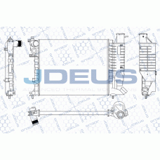 M-0070670 JDEUS Радіатор охолодження двигуна