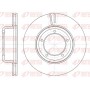 6340 10 KAWE Гальмівний диск