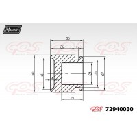 72940030 MAXTECH Поршень корпус скоби гальма