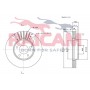 RD00167 RAICAM Гальмівний диск