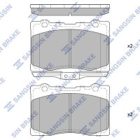 SP4175 Hi-Q КомплеК т гальмівних колодок, дискове гальмо