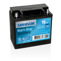 SK151 SONNAK Стартерна акумуляторна батарея