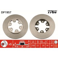 DF1957 TRW Гальмівний диск