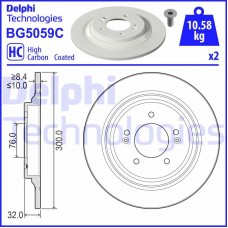 BG5059C DELPHI Гальмівний диск