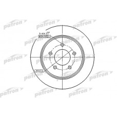 PBD7003 PATRON Гальмівний диск