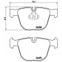 PP-0117AF JAPANPARTS Комплект гальмівних колодок дисковий гальм