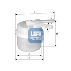 31.006.00 UFI Паливний фільтр