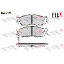 BL2470A1 FTE Комплект гальмівних колодок дисковий гальм