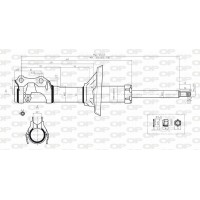 SAB8167.31 OPEN PARTS Амортизатор