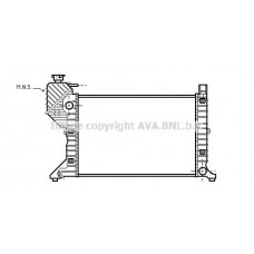 MSA2181 AVA QUALITY COOLING Радіатор охолодження двигуна