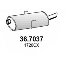 36.7037 ASSO Глушник вихлопних газів кінцевий