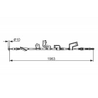 1 987 482 912 BOSCH Тросик, cтояночный тормоз
