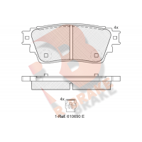 RB2357 R BRAKE Комплект гальмівних колодок дисковий гальм