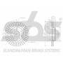 18153139102 sbs Гальмівний диск