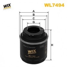 WL7494 WIX FILTERS Масляний фільтр