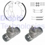 KP1082 DELPHI Комплект гальмівних колодок
