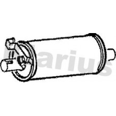 210251 KLARIUS Середній глушник вихлопних газів