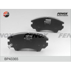 BP43365 FENOX Комплект гальмівних колодок дисковий гальм