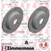 400.3650.53 ZIMMERMANN Гальмівний диск