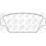 PN3110 NiBK Комплект гальмівних колодок дисковий гальм