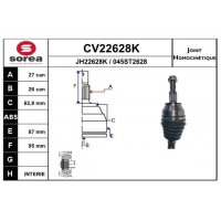 CV22628K EAI Шарнирный комплект, Привідний вал