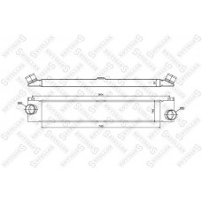 10-40198-SX STELLOX Интеркулер