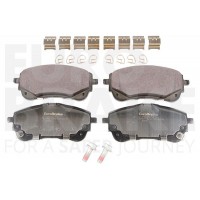 55022245121 EUROBRAKE Комплект гальмівних колодок дисковий гальм