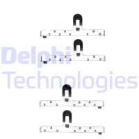 LX0071 DELPHI Комплектуючі колодки дискового гальма