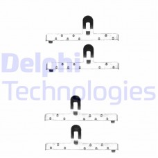LX0071 DELPHI Комплектуючі колодки дискового гальма