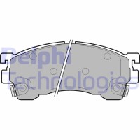 LP801 DELPHI КомплеК т гальмівних колодок, дискове гальмо