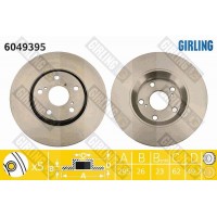 6049395 GIRLING Гальмівний диск
