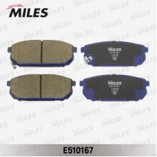 E510167 MILES Комплект гальмівних колодок дисковий гальм