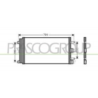 FT909C004 PRASCO Конденсатор кондиціонера