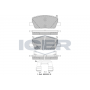 182355 ICER Комплект гальмівних колодок дисковий гальм