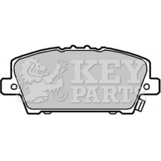 KBP1986 KEY PARTS Комплект гальмівних колодок дисковий гальм