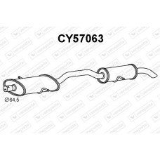 CY57063 VENEPORTE Глушник вихлопних газів кінцевий