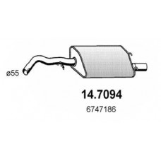 14.7094 ASSO Глушник вихлопних газів кінцевий