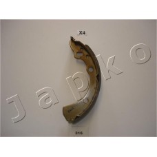 55316 JAPKO Комплект гальмівних колодок