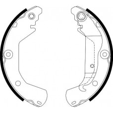 8DB 355 022-151 HELLA PAGID Комплект гальмівних колодок