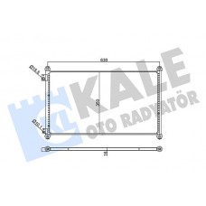 345705 KALE OTO RADYATÖR Конденсатор кондиціонера