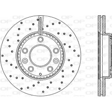 BDRS2135.25 OPEN PARTS Гальмівний диск