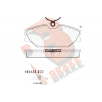 RB1438-700 R BRAKE Комплект гальмівних колодок дисковий гальм