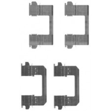 8DZ 355 203-771 HELLA Комплектуючі колодки дискового гальма