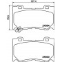 8DB 355 015-411 HELLA Комплект гальмівних колодок, дискове гальмо