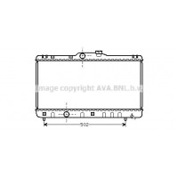 TOA2147 AVA QUALITY COOLING Радіатор охолодження двигуна