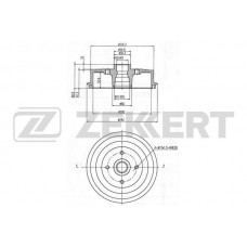 BS-5412 ZEKKERT Гальмівний барабан