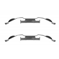 1 987 474 306 BOSCH Комплектуючі колодки дискового гальма